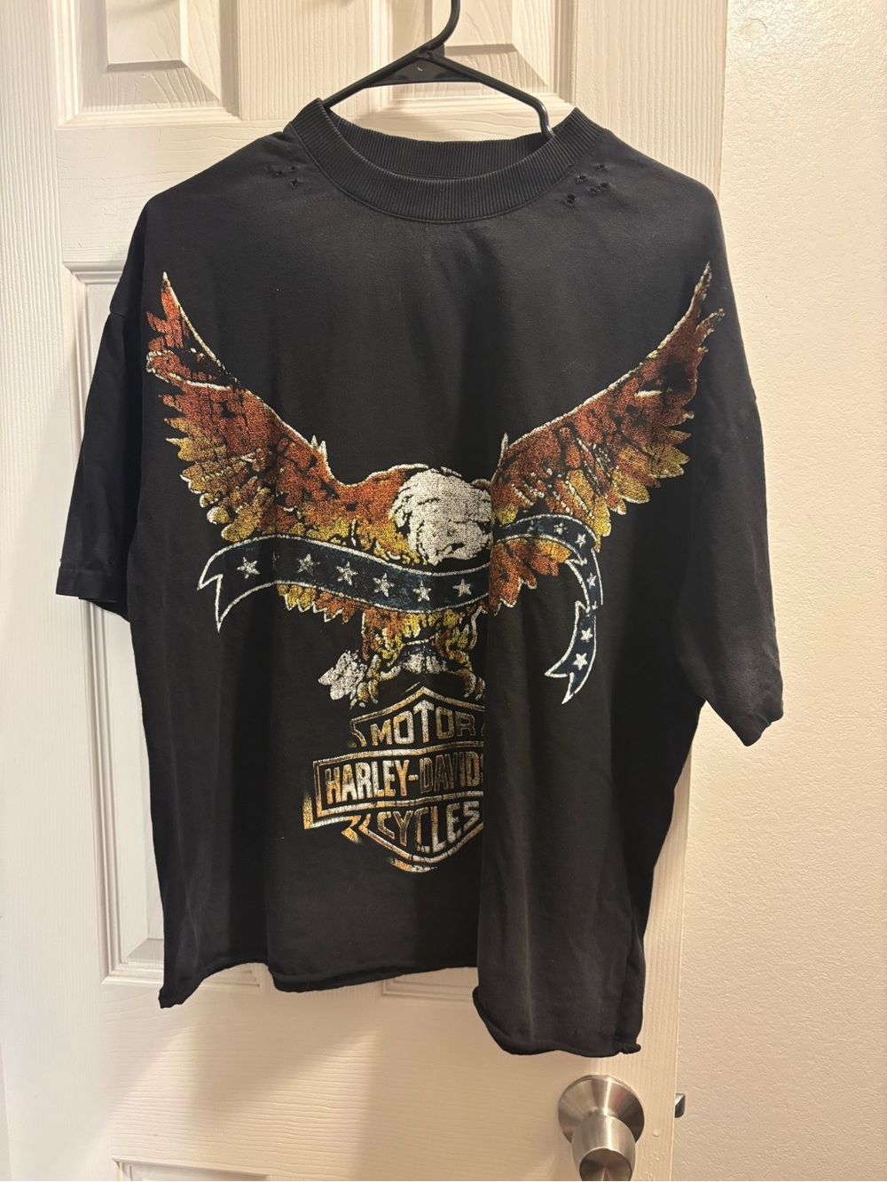 Darc Sport Harley-Davidson Black Tee with Eagle Graphic